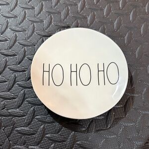 Rae Dunn Ho Ho Ho Christmas Melamine Mini Plate